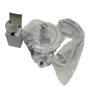 Pink Zebra Simmering Light Base Antique White (New in Box)